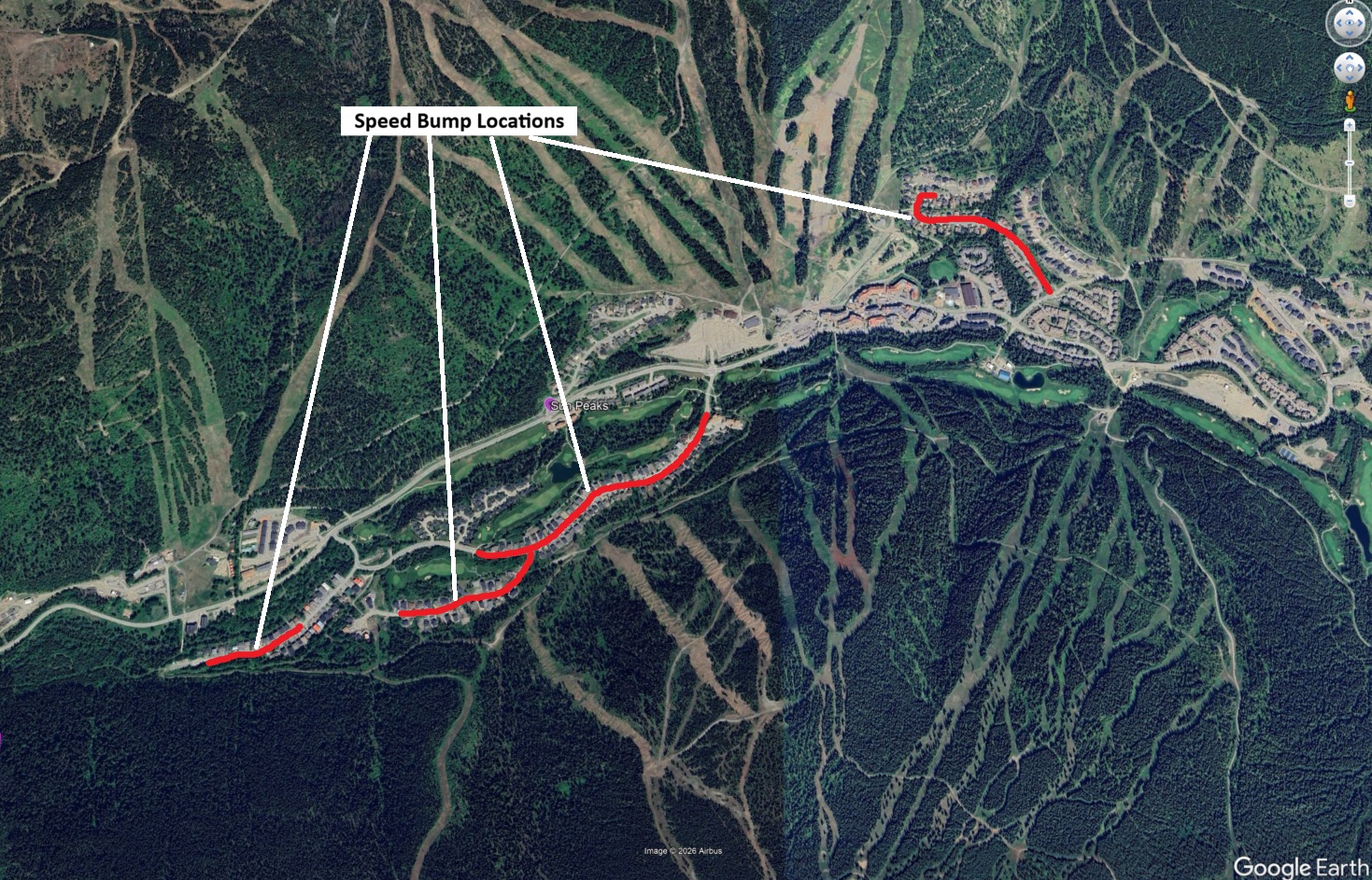 Speed Bump Locations
