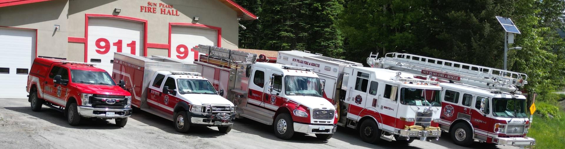 Sun Peaks Fire Rescue Fleet