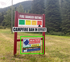 Water Restriction Signage
