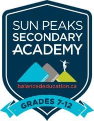 Sun Peaks Secondary Academy graphic logo
